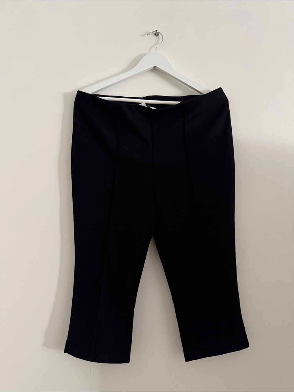 Classic Black Cropped Dress Pants